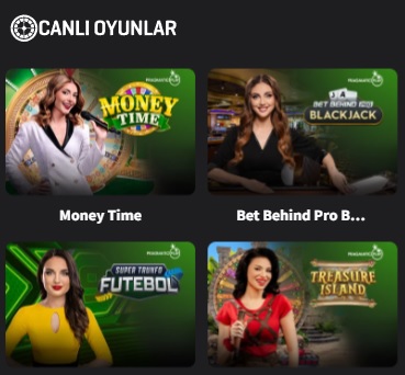 Jojobet canlı oyunlar ve bahis arayüzü ekran görüntüsü